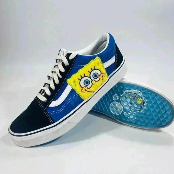Vans X SpongeBob Old Skool Skateboard Shoes Size Women’s 6.5 - Picture 1 of 9